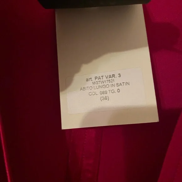 THE ATTICO DRESS WORN 1 TIME. FUCHSIA COLOR